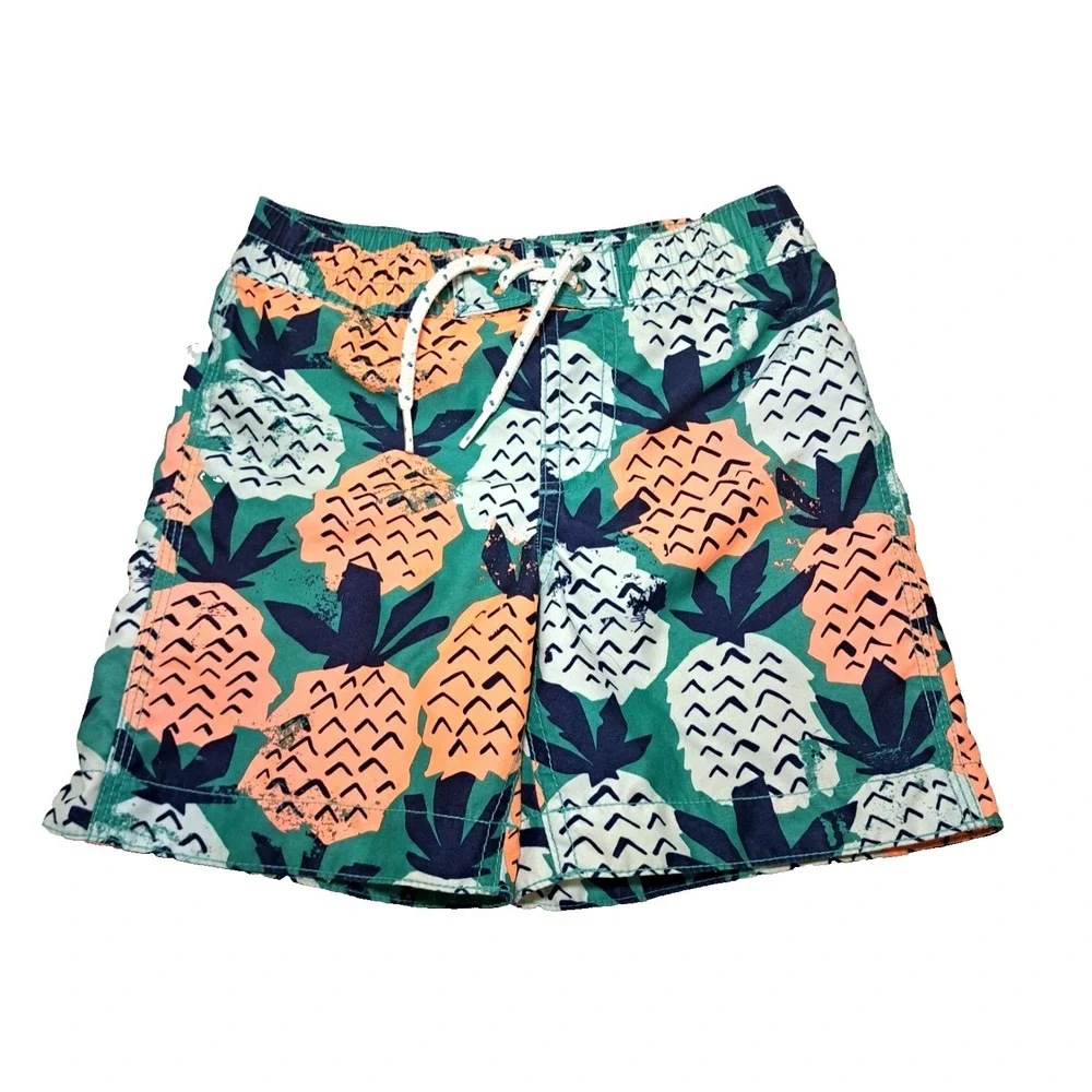 Baby Gap Pineapple Swim Trunks Toddler Boys 4T Gap Surf Shop Beach Summer